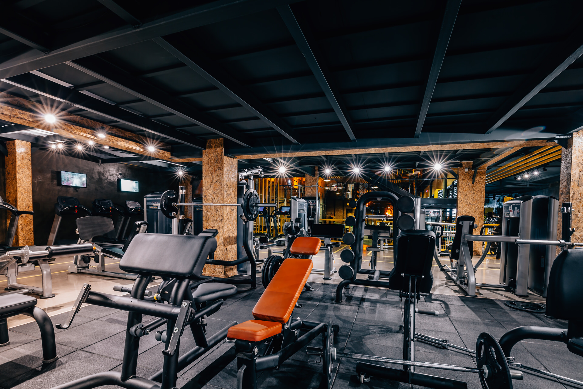 Modern And Big Gym